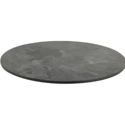 Best RETIF Plateau Rond De Table Int Rieur/Ext Rieur M Sa 60Cm En Compact Pierre De Lave