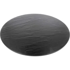 Flash Sale RETIF Plateau Rond Imitation Ardoise