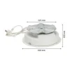 Hot RETIF Plateau Tournant 50Kg Blanc Branchement Lectrique Inclus