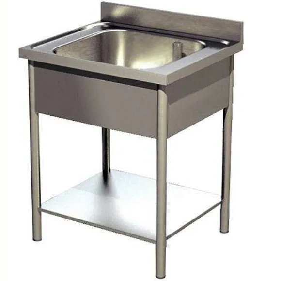 Cheap RETIF Plonge Inox Murale 1 Bac Avec Dosseret