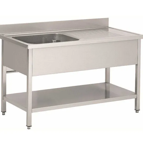 Sale RETIF Plonge Inox Murale 1 Bac Et 1 Gouttoir