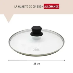 Cheap RETIF Po Le Frire En Aluminium De 28Cm Et Couvercle En Verre Elo Dolomit