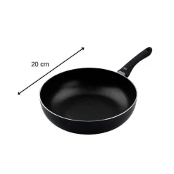 Best RETIF Po Le Wok En Aluminium Avec Couvercle En Verre 20Cm Elo Smart Life