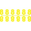 Shop RETIF Pochette De 1 Barrette De 12 Chiffres 8 Jaune, Picots - 'Dynamik'