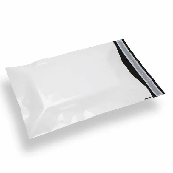 Online RETIF Pochette Plastique Opaque Blanche Ind Chirable Par 100