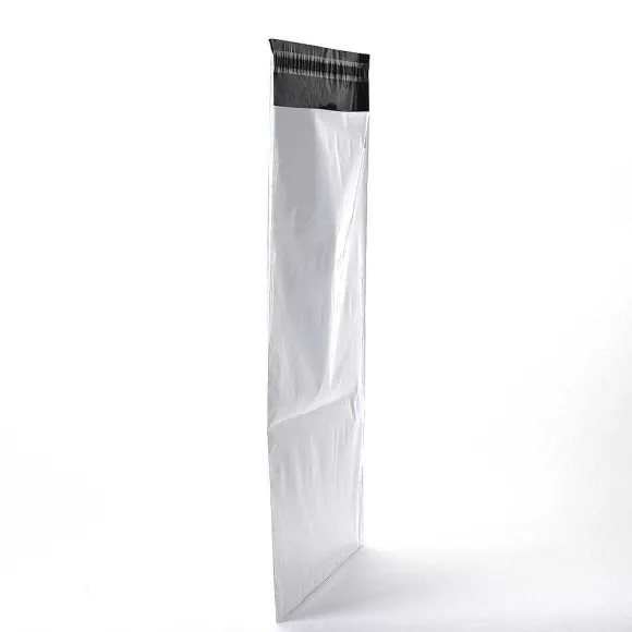 Online RETIF Pochette Plastique Opaque Blanche Ind Chirable Par 100