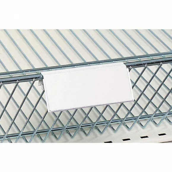 Cheap RETIF Porte Tiquette Panier Fil Blanc 100X40Mm
