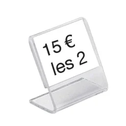 Best Sale RETIF Porte Tiquette Plexi 5X4,3Cm - Par 10