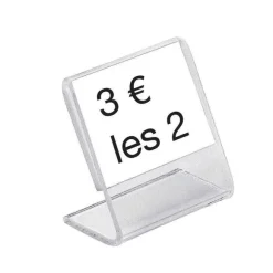 Best Sale RETIF Porte Tiquette Plexi 5X4,3Cm - Par 10