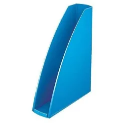 Fashion RETIF Porte-Revues Wow Pour A4 Polystyr Ne L7,5 X H31,2 X P25,8 Cm Bleu Brillant