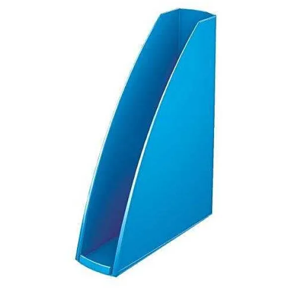 Fashion RETIF Porte-Revues Wow Pour A4 Polystyr Ne L7,5 X H31,2 X P25,8 Cm Bleu Brillant