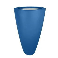 Cheap RETIF Pot Conique Blanc 3 En 1Pot De Fleurs- Mange Debout-Seau A Champagne Dessus Inox