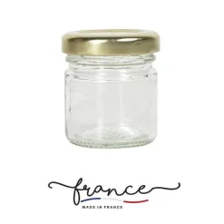 Hot RETIF Pot Cuisine Chantillon 40Ml Verre Transparent Et Couvercle Or - Par 84