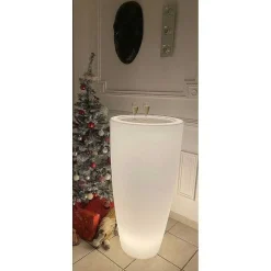 Flash Sale RETIF Pot De Fleurs 3 En 1Mange Debout Inox Lumineux Delight