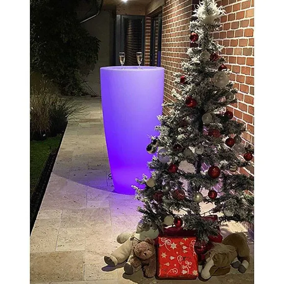 Flash Sale RETIF Pot De Fleurs 3 En 1Mange Debout Inox Lumineux Delight