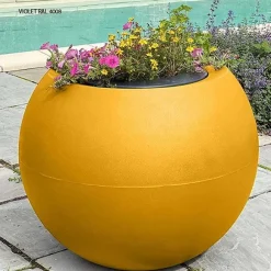Store RETIF Pot De Fleurs Rond Spherique Xxl Speranza 325L Lavande