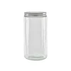 Fashion RETIF Pot En Verre Rond Avec Bouchon En Aluminium 1000Ml 30 Pi Ces