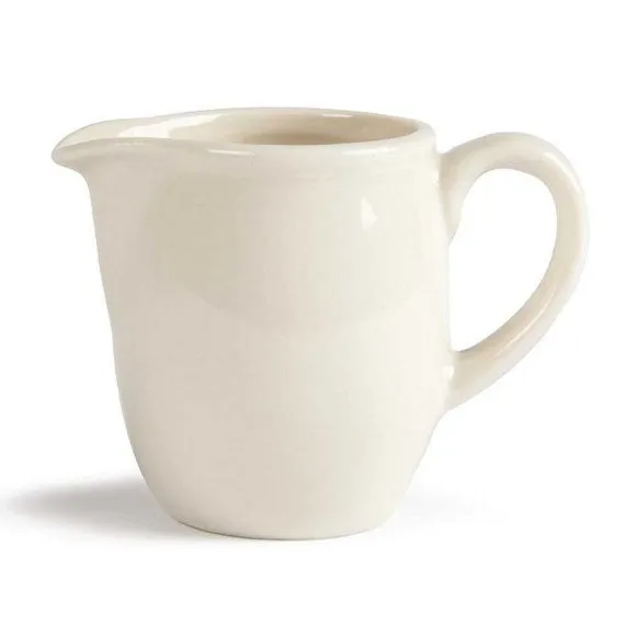 New RETIF Pot Lait En Porcelaine 82Ml Ivory Lot De 6