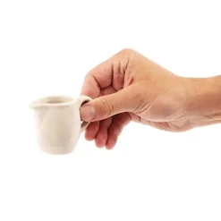 New RETIF Pot Lait En Porcelaine 82Ml Ivory Lot De 6