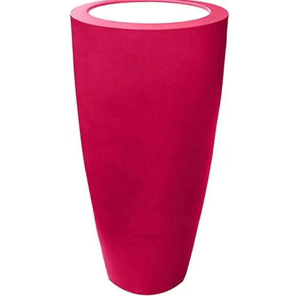 Store RETIF Pot Rose 3 En 1 Pot De Fleurs-Mange Debout-Seau A Champ- Top Polyethylene Blanc