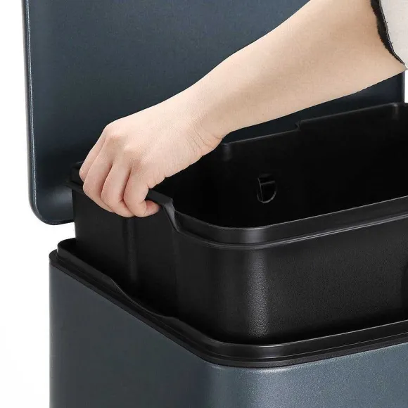 Cheap RETIF Poubelle 30 Litres Avec P Dale En Acier Seau Int Rieur Et Couvercle Poign E Fe