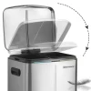 Fashion RETIF Poubelle 2 Seaux Poubelle De Cuisine 2X20 Litres Poubelle Double Seaux Int R
