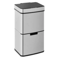 Sale RETIF Poubelle Automatique 62 Litres 3 Compartiments Acier Inoxydable