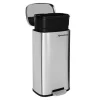 Fashion RETIF Poubelle De Cuisine P Dale En Acier Inoxydable Seau Int Rieur En Plastique V
