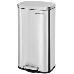 Fashion RETIF Poubelle De Cuisine P Dale En Acier Inoxydable Seau Int Rieur En Plastique V