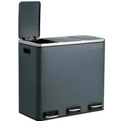 Shop RETIF Poubelle De Recyclage Poubelle De Tri 3X18 Litres 3 Compartiments M Canisme