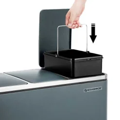 Shop RETIF Poubelle De Recyclage Poubelle De Tri 3X18 Litres 3 Compartiments M Canisme