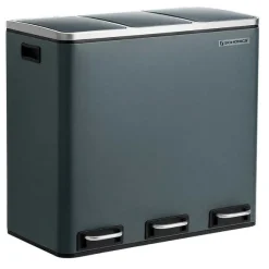 Shop RETIF Poubelle De Recyclage Poubelle De Tri 3X18 Litres 3 Compartiments M Canisme