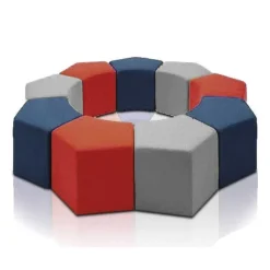 Online RETIF Pouf Pentagone Korn En Tissu