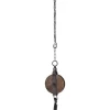 Flash Sale RETIF Poulie De Décoration Avec Roue En Bois Et Chaine En M Tal L100 Cm