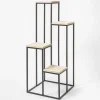Sale RETIF Pr Sentoir M Tal Avec 4 Tablettes En Bois Carr Es 51X50X125Cm