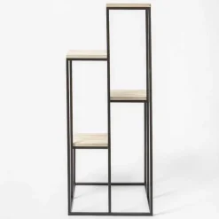 Sale RETIF Pr Sentoir M Tal Avec 4 Tablettes En Bois Carr Es 51X50X125Cm