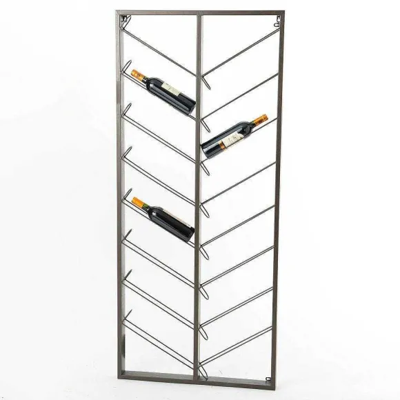 Shop RETIF Presentoir Mural Double Pour Presentation Vin L70Xp6Xh160Cm