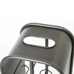 Best Sale RETIF Range Bouteilles Poser En M Tal Et Cuir Pour 8 Bouteilles L24 X P22 X H68Cm
