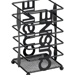 Cheap RETIF Range-Couverts M Tal Carr Noir D Cor Couverts 10X10X16Cm Par 24