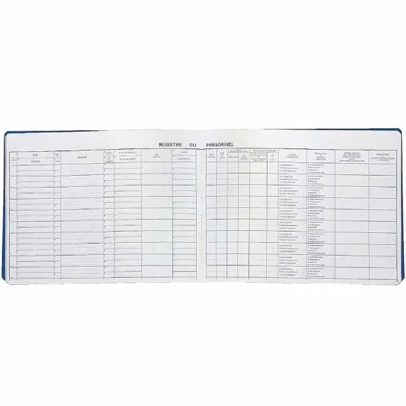 Shop RETIF Registre Du Personnel 52 Pages 240X320Mm