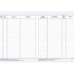 Store RETIF Registre Mandat Gestion Immobiliere 32X25 Cm 200 Pages Vert
