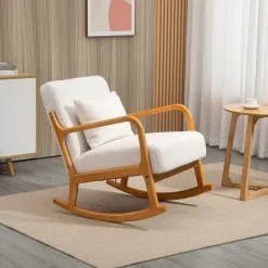 Online RETIF Rocking Chair Chaise Basculescandinave Bouclettes