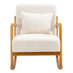 Online RETIF Rocking Chair Chaise Basculescandinave Bouclettes
