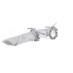 Best Sale RETIF Ronds De Serviettes Clochette Argent Lot De 4