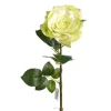 Outlet RETIF Rose Maya Artificielle Vert D' T H75Cm T Te Superbe 12Cm 4 Feuilles