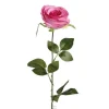 Sale RETIF Rose Nina Artificielle Rose Chaud H70Cm T Te Superbe 9Cm 3 Feuilles