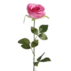 Sale RETIF Rose Nina Artificielle Rose Chaud H70Cm T Te Superbe 9Cm 3 Feuilles