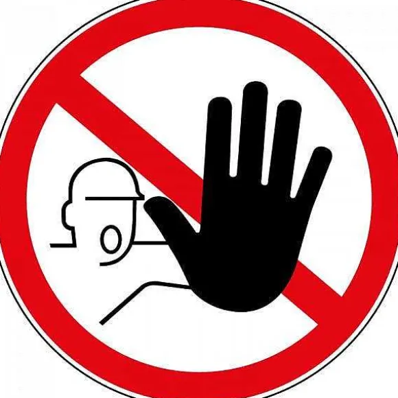 Store RETIF Rouleau Mini Picto D'Interdiction Double-Face 'Interdiction D'Entrer' 25Mm