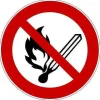 Online RETIF Rouleau Mini-Picto 'Flammes Nues Interdites' P003 100Mm