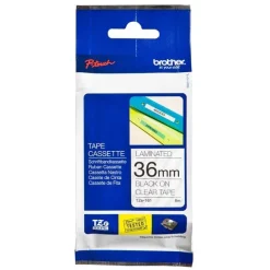Outlet RETIF Ruban Pour Ptouch Lamin Noir/Transparent 36Mmx8M Tze161